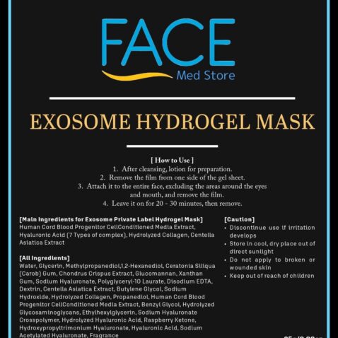 Exosome Hydrogel Mask - Pack of 10
