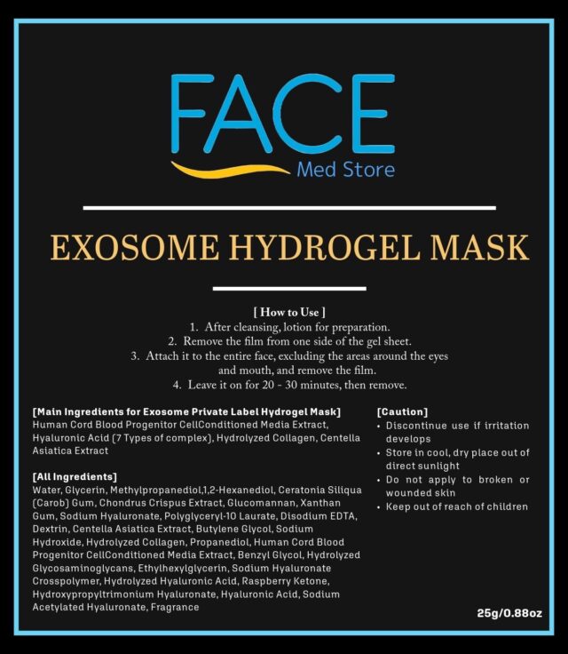 Exosome Hydrogel Mask - Pack of 10